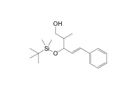 3-[(t-Butyl)dimethylsilyloxy]-2-methyl-5-phenylpent-4-en-1-ol