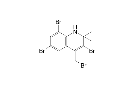 4-(bromomethyl)-1,2-dihydro-2,2-dimethyl-3,6,8-tribromoquinoline