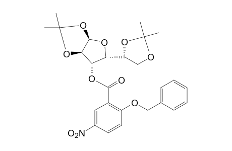 2-(benzyloxy)-5-nitrobenzoic acid, 3-o-ester with 1,2:5,6-di-o-isopropylideneglucofuranose