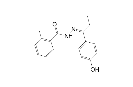 2-Methyl-benzoic acid [1-(4-hydroxy-phenyl)-propylidene]-hydrazide
