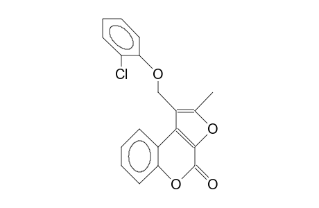 1-(2-Chloro-phenoxymethyl)-2-methyl-furo(2,3-C)(1)benzopyran-4-one