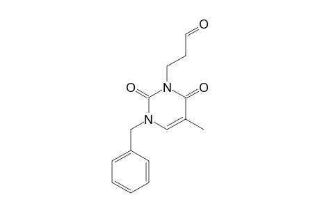1-BENZYL-3-(3-OXOPROPYL)-5-METHYLPYRIMIDINE-2,4-(1H,3H)-DIONE