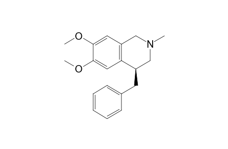 (4S)-4-benzyl-6,7-dimethoxy-2-methyl-3,4-dihydro-1H-isoquinoline