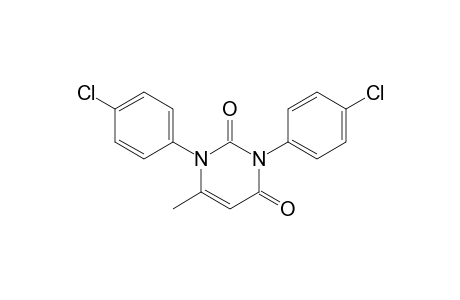 6-Methyl-1,3-bis(p-chlorophenyl)pyrimidine-2,4(1H,3H)-dione