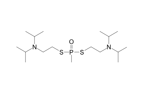 Bis(2-di-iso-propylaminoethyl)methylphosphonodithiolate