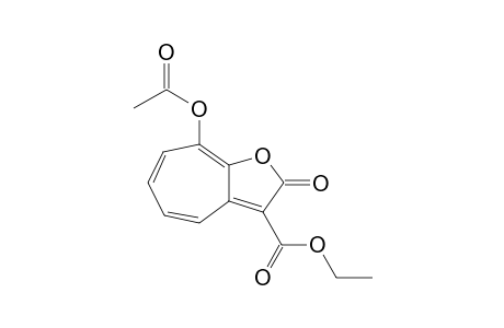 Ethyl 8-acetoxy-1,2-dihydro-2-oxo-1-oxaazulene-3-carboxylate