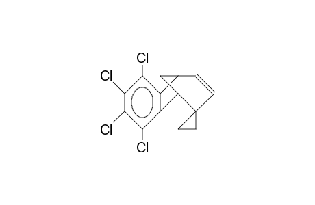 3,4,5,6-Tetrachloro-spiro[tricyclo(6.3.1.0/2,7/)dodeca-3,5,10-triene-9,1'-cyclopropane]