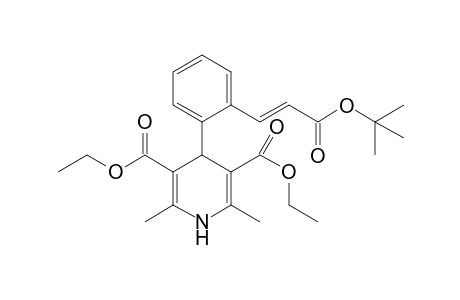 (E)-4-[2-(3-(1,1-Dimethylethoxy)-3-oxo-1-propenyl)phenyl]-1,4-dihydro-2,6-dimethyl-3,5-pyridinedicarboxylic acid diethyl ester
