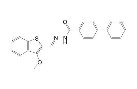 N'-[(E)-(3-methoxy-1-benzothien-2-yl)methylidene][1,1'-biphenyl]-4-carbohydrazide
