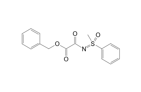 Benzyl 2-{[methyl(oxo)(phenyl)-.lambda.6-sulfaneylidene]amino}-2-oxoacetate
