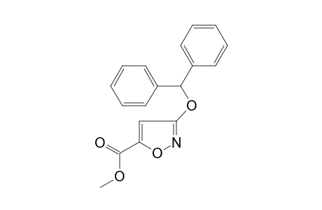 3-[di(phenyl)methoxy]isoxazole-5-carboxylic acid methyl ester