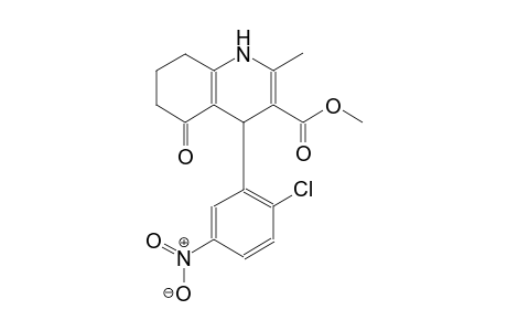 4-(2-Chloro-5-nitro-phenyl)-5-keto-2-methyl-4,6,7,8-tetrahydro-1H-quinoline-3-carboxylic acid methyl ester