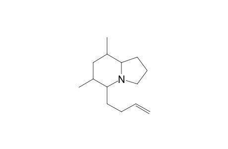 6-(But-3'-en-1'-yl)-5,8-dimethylindolizidine