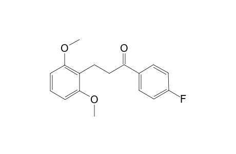 3-(2,6-dimethoxyphenyl)-1-(4-fluorophenyl)propan-1-one