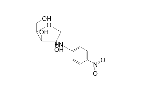 2-Hydroxymethyl-5-(4-nitro-phenylamino)-tetrahydro-furan-3,4-diol
