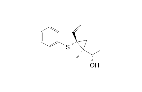 (S*)-1-[(1S*,2S*)-2-Ethenyl-1-methyl-2-(phenylthio)cyclopropyl]ethanol