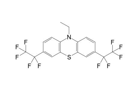 N-Ethyl-3,7-bis(pentafluoroethyl)phenothiazine