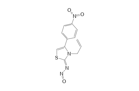 3-Allyl-4-(p-nitrophenyl)-N-nitroso-2(3H)-thiazolimine