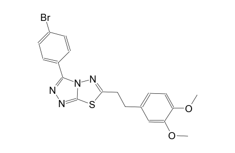 [1,2,4]triazolo[3,4-b][1,3,4]thiadiazole, 3-(4-bromophenyl)-6-[2-(3,4-dimethoxyphenyl)ethyl]-