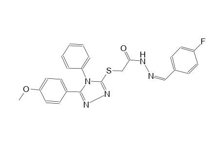 acetic acid, [[5-(4-methoxyphenyl)-4-phenyl-4H-1,2,4-triazol-3-yl]thio]-, 2-[(Z)-(4-fluorophenyl)methylidene]hydrazide