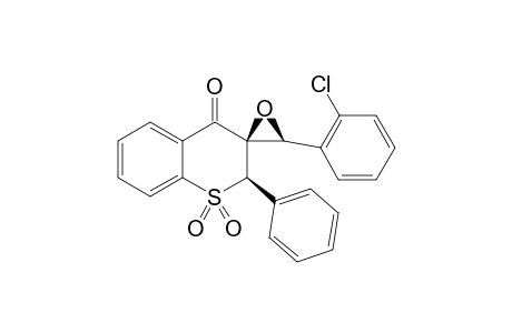 TRANS,CIS-(+/-)-3'-(2-CHLOROPHENYL)-2-PHENYLSPIRO-[2H-1-BENZOTHIOPYRAN-3(4H),2'-OXIRAN]-4-ONE-1,1-DIOXIDE