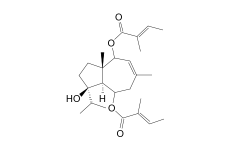 (1S,7S,8R)-2,6-bis[(Angeloyl)oxy]-1,4-dimethyl-8-hydroxy-8-isopropylbicyclo[5.3.0]dec-3-ene