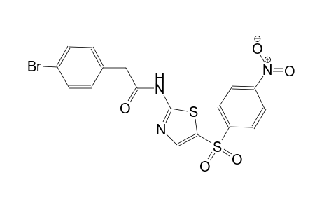 2-(4-bromophenyl)-N-{5-[(4-nitrophenyl)sulfonyl]-1,3-thiazol-2-yl}acetamide