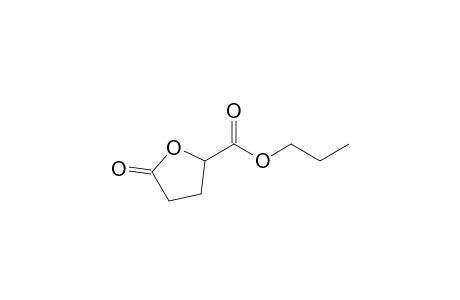 (+-)-Tetrahydro-5-oxo-2-furancarboxylic acid n-propyl ester