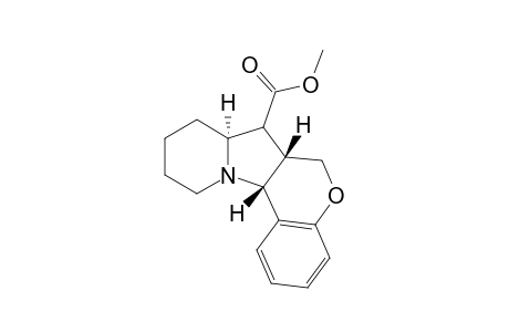 1,2,3,4,4a.alpha.,5.alpha.,5a.beta.,11b.beta.-octahydro-5-methoxycarbonyl-6H-chromeno[3,4-b]indolizine
