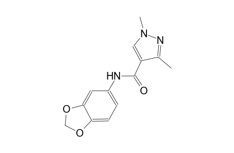 N-(1,3-benzodioxol-5-yl)-1,3-dimethyl-1H-pyrazole-4-carboxamide