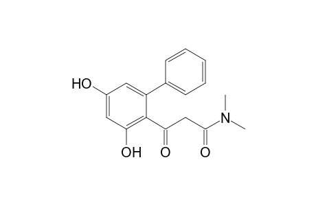 3,5-Dihydroxy-N,N-dimethyl-.beta.-oxo-[1,1'-biphenyl]-2-propanamide
