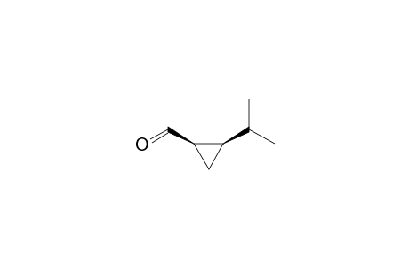 Cyclopropanecarboxaldehyde, 2-(1-methylethyl)-, cis-(.+-.)-