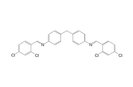 N-[(E)-(2,4-dichlorophenyl)methylidene]-4-(4-{[(E)-(2,4-dichlorophenyl)methylidene]amino}benzyl)aniline