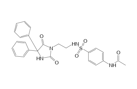 N1-[2-(2,5-dioxo-4,4-diphenyl-1-imidazolidinyl)ethyl]sulfanilamide