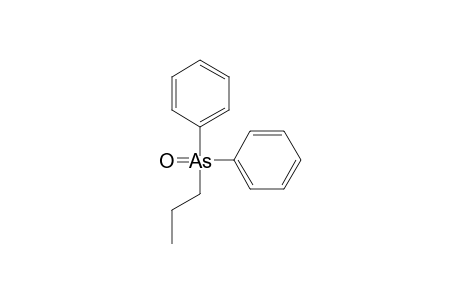 Arsine oxide, diphenylpropyl-