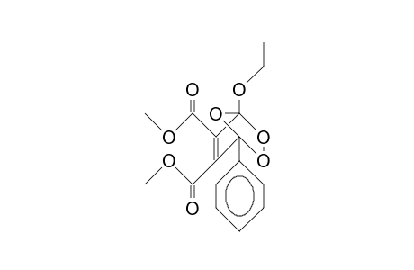 1-Ethoxy-5,6-bis(methoxycarbonyl)-4-phenyl-2,3,7-trioxa-bicyclo(2.2.1)hept-5-ene