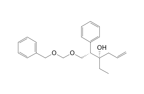 (2S,3S)-1-[(Benzyloxy)methoxy]-3-ethyl-2-phenylhex-5-en-3-ol