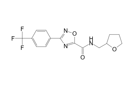 [1,2,4]Oxadiazole-5-carboxylic acid, 3-(4-trifluoromethylphenyl)-, (tetrahydrofuran-2-ylmethyl)amide