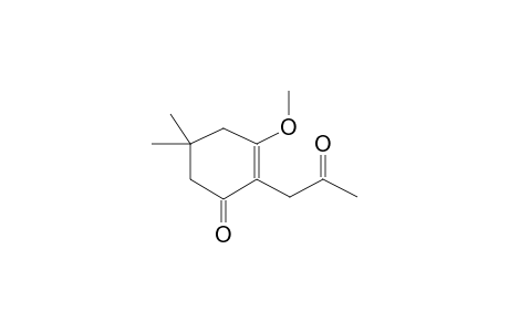 2-ACETONYL-3-METHOXY-5,5-DIMETHYL-2-CYCLOHEXEN-1-ONE