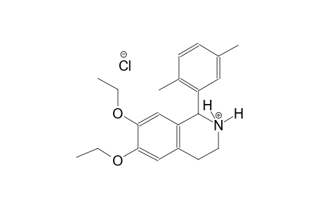 isoquinolinium, 1-(2,5-dimethylphenyl)-6,7-diethoxy-1,2,3,4-tetrahydro-, chloride