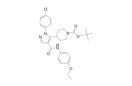 1-piperidinecarboxylic acid, 4-[1-(4-chlorophenyl)-4-[[(4-ethoxyphenyl)amino]carbonyl]-1H-pyrazol-5-yl]-, 1,1-dimethylethyl ester