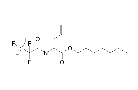 D-Allylglycine, N-pentafluoropropionyl-, heptyl ester