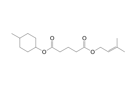 Glutaric acid, 3-methylbut-2-en-1-yl 4-methylcyclohexyl ester