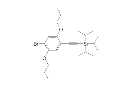 2-(4-bromo-2,5-dipropoxyphenyl)ethynyl-tri(propan-2-yl)silane