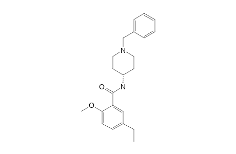N-[1-(benzyl)-4-piperidyl]-5-ethyl-2-methoxy-benzamide