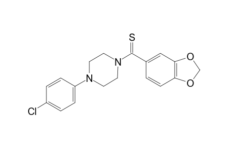 1-(p-chlorophenyl)-4-(thiopiperonylyl)piperazine