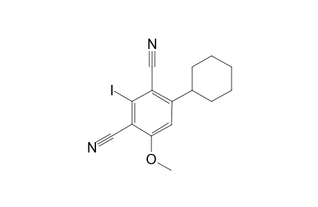 4-Cyclohexyl-2-iodo-6-methoxyisophthalonitrile