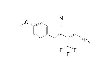 (2Z,4Z)-4-Cyano-3-trifluoromethyl-5-(4-methoxyphenyl)-2-methylpentadiennitrile