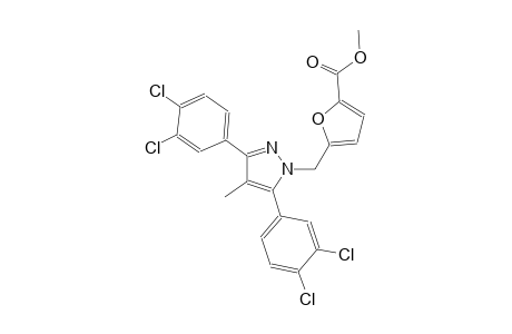 methyl 5-{[3,5-bis(3,4-dichlorophenyl)-4-methyl-1H-pyrazol-1-yl]methyl}-2-furoate