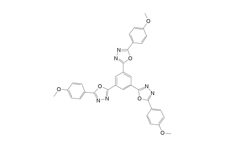 2-[3,5-bis[5-(4-methoxyphenyl)-1,3,4-oxadiazol-2-yl]phenyl]-5-(4-methoxyphenyl)-1,3,4-oxadiazole